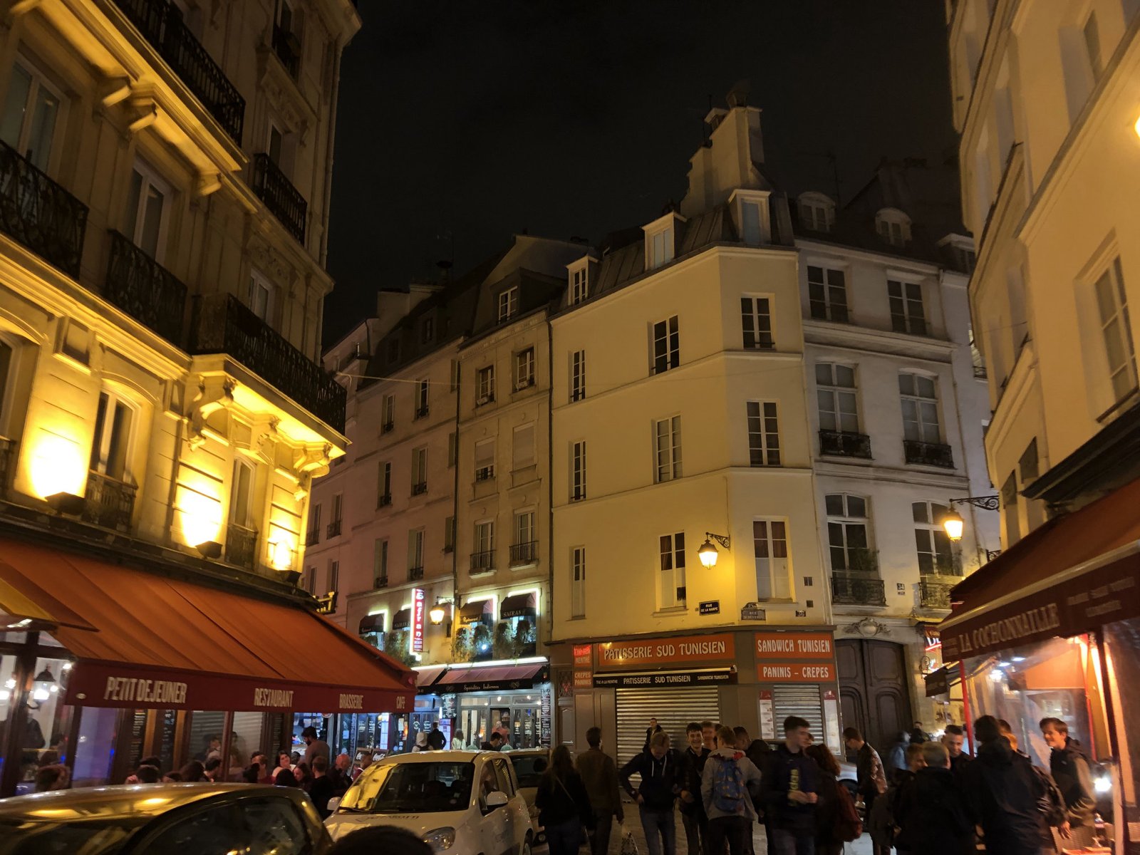 Image of Rue de la Huchette at night